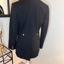 Tommy Hilfiger Equestrian Blazer Jacket Size 4 Black
Gold Buttons‎ Velvet Trim Photo 4