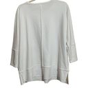 Spanx  Womens Size Medium White Perfect Length Dolman Sweatshirt Blouse Top Photo 3