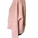 Tahari  Blush Heather White Open Front Fitted Thick Knit Blazer Sweater Cardigan Photo 4