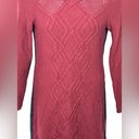 Tommy Hilfiger  Sweater Dress Sidelong Two Tone Maroon & Blue Size Small Photo 3