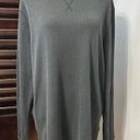 Treasure & Bond Womens Casual Top Gray Long Sleeve Stretch Crew Neck Boyfriend L Photo 0