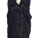 INC  X-Large Faux Fur Vest Full-Zip Sleeveless Lined Pockets Collared Black New Photo 0