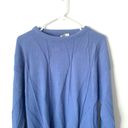 Christian Dior  Vintage Blue Crew Argyle Knit Ribbed Sweater Sz M Photo 2