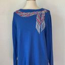 Bob Mackie Vintage Embroidered Embellished Sweater Photo 0