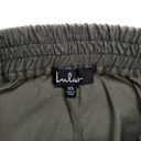 Lulus  The Bottom Line Olive Green Cargo Joggers Photo 6