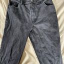 Abercrombie & Fitch  The 90’s Straight Ultra High Rise Black Denim Jeans Photo 4