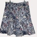 The Loft  Outlet Pleated A Line Skirt Floral Print 16 bv Photo 0