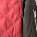 Love Tree NWT  Bomber Black & Burgundy Size Small Photo 2