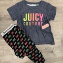 Juicy Couture NWT  2 Pice Pajama Set Loungewear Sleepwear Photo 0