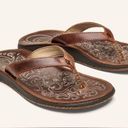 Olukai  Paniolo Women’s Premium Brown Leather Sandals Women’s Size 9 Photo 9