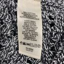 DKNY  Loose Knit Deep V neck Black and White Button Cardigan Size Medium Photo 11