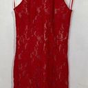 Sans Souci Red lace dress Photo 0