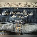 American Eagle  for aerie Artist Cropped Denim Blue Jeans Size 6 Photo 3