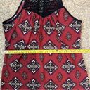 Xhilaration Red High Neck Geometric Print Dress Size Medium Photo 8