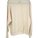 Nike  Sportswear Icon Clash Fleece Crew Sweatshirt Oversized Cream Women Small Photo 1