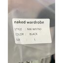 Naked Wardrobe  Womens 2 pc Swimsuits Underwire Bikini Black‎ Size Large Photo 4