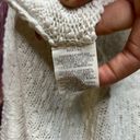 O'Neill  White Crop Top Sweater Size Medium. Photo 4