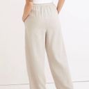 Madewell  | breezewoven pull on high rise straight pants linen blend Photo 1