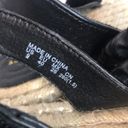 American Eagle  black open toe wedge espadrilles strappy sandals size 9 Photo 5