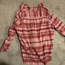 Aerie red and pink flannel  Photo 2