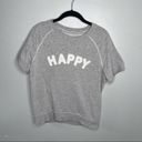 Grayson Threads  Graphic HAPPY Short Sleeve Sweatshirt Shirt Top Small Photo 3