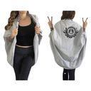 Juicy Couture Vintage Y2K Juicy Gray Down Dog Couture Floral Peace Sign Collared Shrug Size S Photo 0