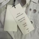 Veronica Beard NEW  Lilah Eyelet Button-Down Top White Photo 4