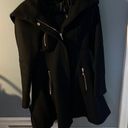 Laundry by Shelli Segal Laundry dress coat, size xsmall, black with gold buttons and zippers​​​​ Photo 0