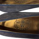 Vintage Blue Wathne  Suede Embroidered Deer flats size 6 m Photo 7