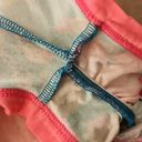 Cute Booty pink & teal floral ruched shorts size small Photo 5