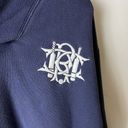 Polo Vintage  Ralph Lauren Scribble Shawl Sweater Hoodie Purple Large L Pullover Photo 13