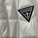 Guess  White Lightweight Puffer Belted Jacket(Size Small) Photo 10