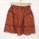 Q&A {} NWT Lace Ruffle Dainty Girly Mini Skirt Photo 0