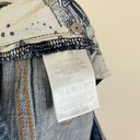 Pilcro Anthropologie Hyphen Distressed Denim Roll Up Bermuda Shorts Light Wash Photo 8