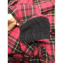 Kirra  Flannel Shirt Button Up Long Sleeve Collared Red Plaid Large Cotton Photo 2