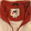 Nike Vintage  Sz S Windbreaker Jacket burnt orange White/Black Full Zip Photo 7