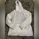 32 Degrees Heat  (Large) White and Gray Fur Hoodie Photo 2