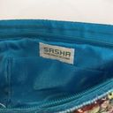 Vintage Sasha turquoise beaded purse bag Photo 2