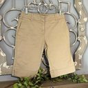 New York & Co. Khaki Shorts Bermuda Chino Womens 4 Photo 2