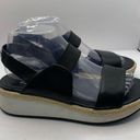 Eileen Fisher  Womens Black 1" Platform Dash Wedge Slip Slingback Sandal 7.5 Photo 4