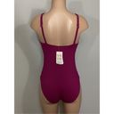 Tommy Bahama New.  Cabernet cross front swimsuit. MSRP $149. Size 10 Photo 4