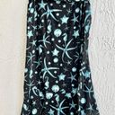 Agua Bendita  x Target Deep Sea Print Ruffle Wrap Midi Skirt Blue Black Women's L Photo 3