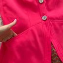 Christian LaCroix Vintage  Bazar Hot Pink 100% Wool Boho Blazer, size 40 or US 8 Photo 5