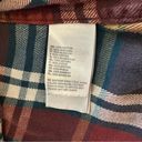 The North Face  red blue plaid button up shirt size M Photo 5