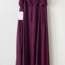 Birdy Grey  Gwennie Bridesmaid Dress in Chiffon Cabernet Size Large NWT Photo 8