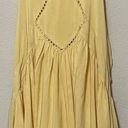 Romeo + Juliet Couture Romeo + Juliet Yellow Halter Strap Dress Womens M Layered Sundress Skater Mini Photo 0