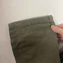 We Wore What  utility pant solid rigid denim in olive size 25 Photo 9