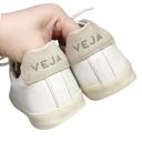 VEJA  Esplar Sneakers Casual White Leather Suede Lace Up Shoes Women's Size 9 Photo 8