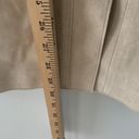 Vince   Suede Leather Faux Wrap Midi in Marzipan Beige Size 6 Photo 7