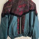 On Your Mark Athletic 80s windbreaker green shimmer jacket size Large Photo 5